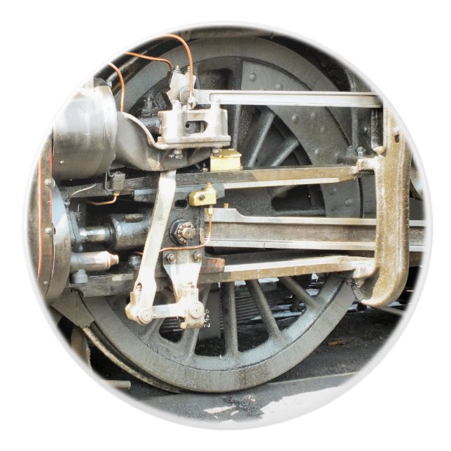 STEAM TRAINS CERAMIC KNOB (Front)
