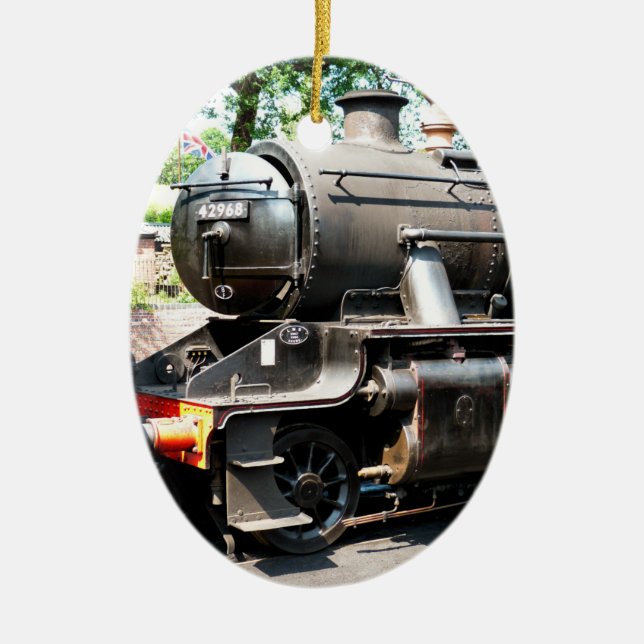 STEAM TRAINS CERAMIC ORNAMENT (Front)