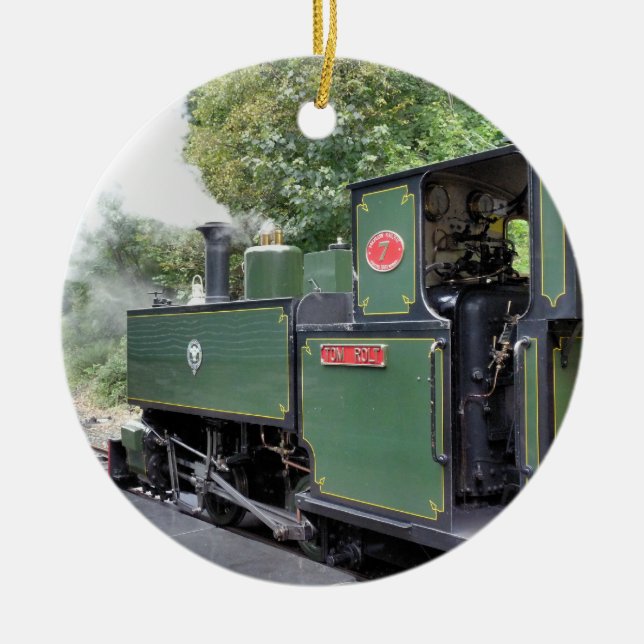 STEAM TRAINS CERAMIC ORNAMENT (Front)
