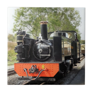 STEAM TRAINS CERAMIC TILE