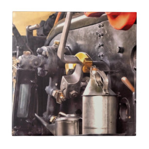STEAM TRAINS CERAMIC TILE
