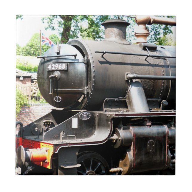 STEAM TRAINS CERAMIC TILE (Front)