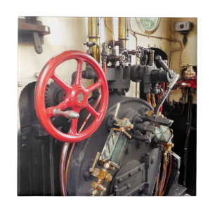 STEAM TRAINS CERAMIC TILE