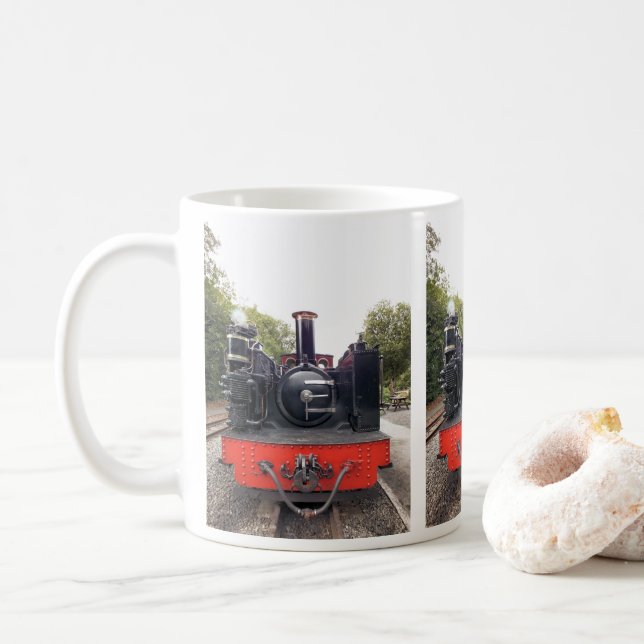 STEAM TRAINS COFFEE MUG (With Donut)