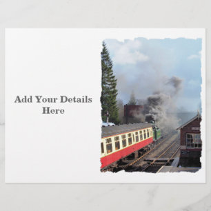STEAM TRAINS FLYER
