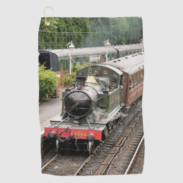 STEAM TRAINS GOLF TOWEL (Front)