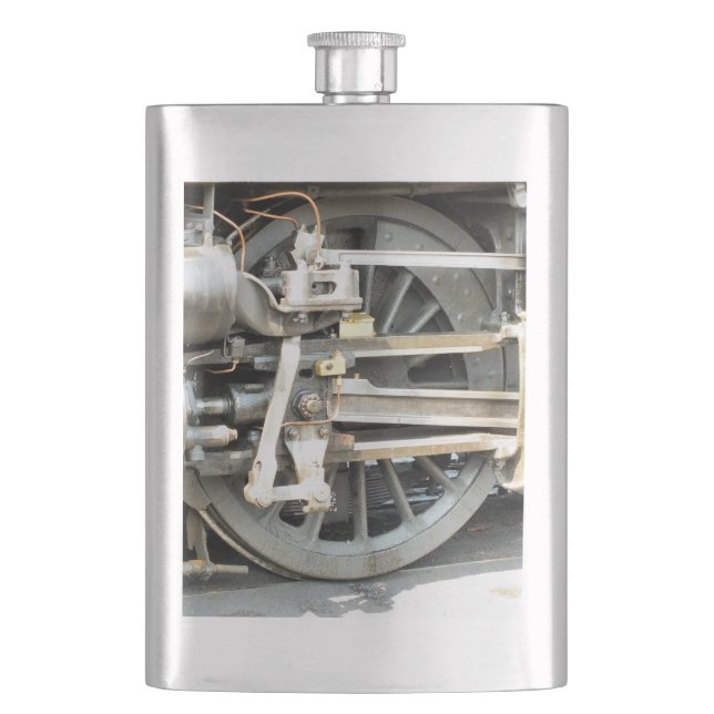 STEAM TRAINS HIP FLASK (Front)