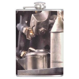 STEAM TRAINS HIP FLASK