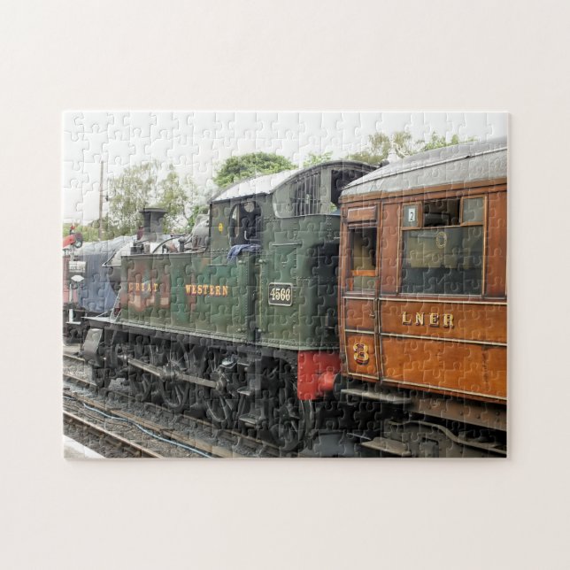 STEAM TRAINS JIGSAW PUZZLE (Horizontal)