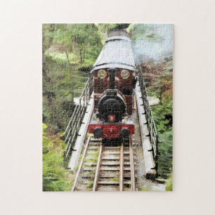 STEAM TRAINS JIGSAW PUZZLE