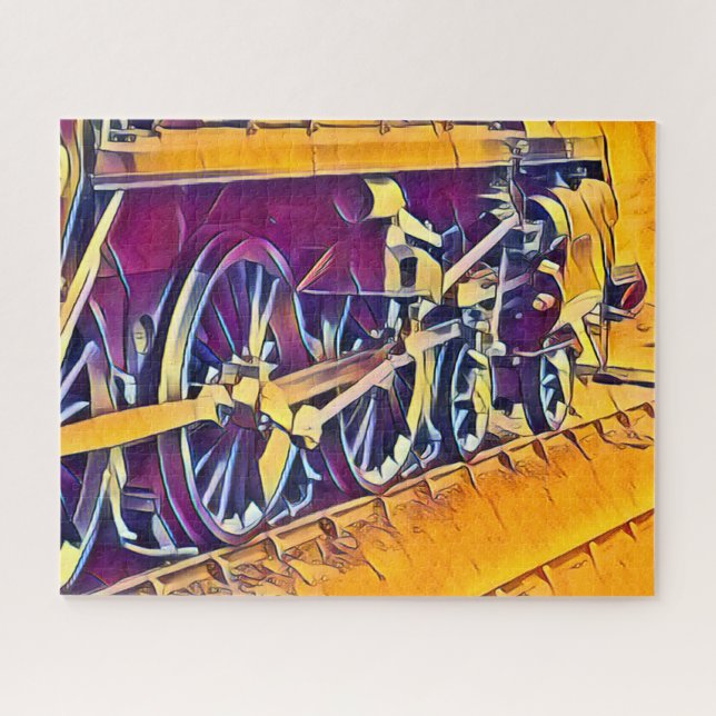 STEAM TRAINS JIGSAW PUZZLE (Horizontal)