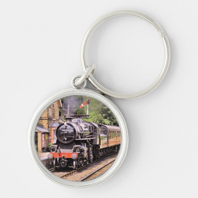 STEAM TRAINS    KEY RING (Front)