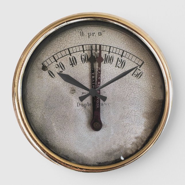 STEAM TRAINS LARGE CLOCK (Front)