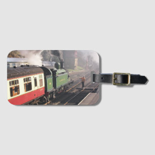 STEAM TRAINS LUGGAGE TAG