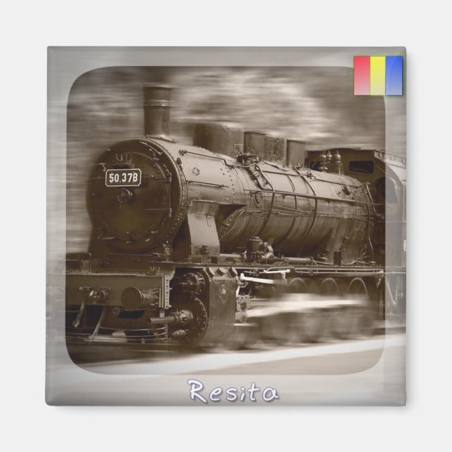 Steam trains magnet (Front)