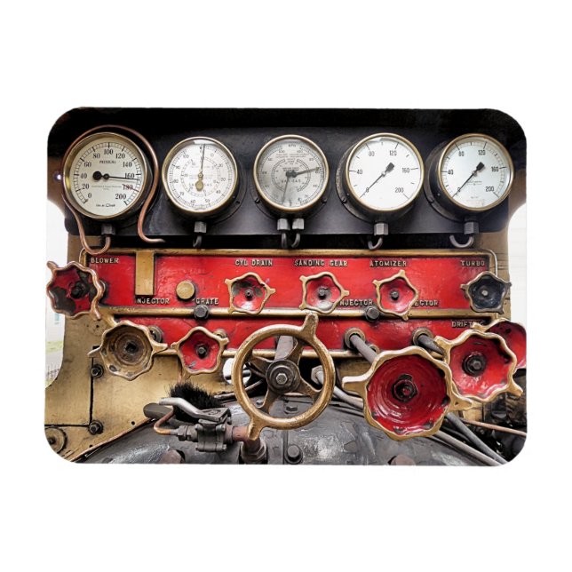 STEAM TRAINS MAGNET (Horizontal)