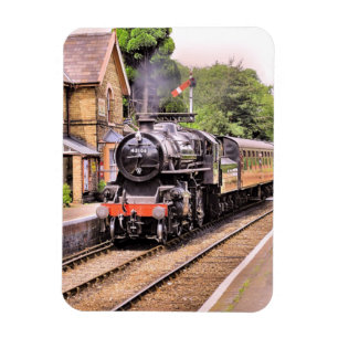STEAM TRAINS MAGNET