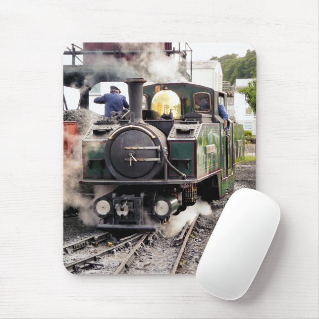 STEAM TRAINS MOUSE PAD (With Mouse)