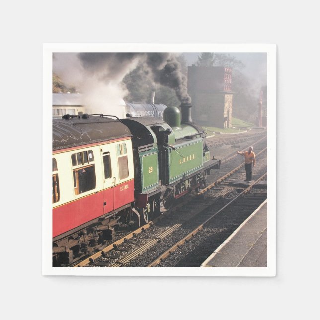 STEAM TRAINS NAPKIN (Front)