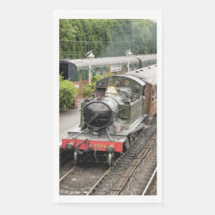 STEAM TRAINS NAPKIN