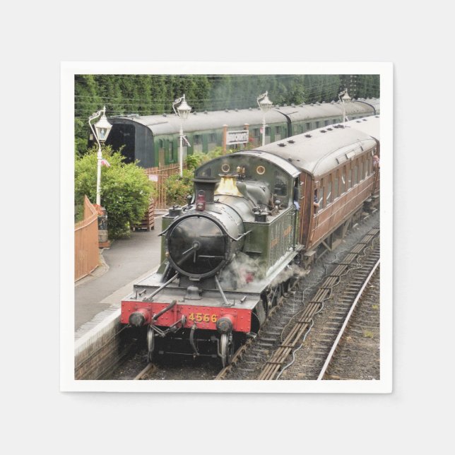 STEAM TRAINS NAPKIN (Front)