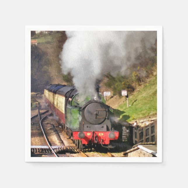 STEAM TRAINS NAPKIN (Front)