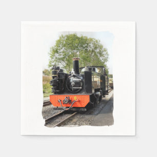 STEAM TRAINS NAPKIN