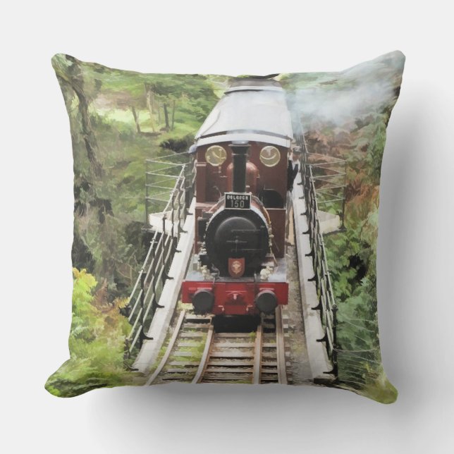 STEAM TRAINS OUTDOOR CUSHION (Front)