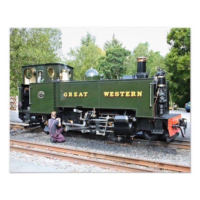 STEAM TRAINS PHOTO PRINT (Front)