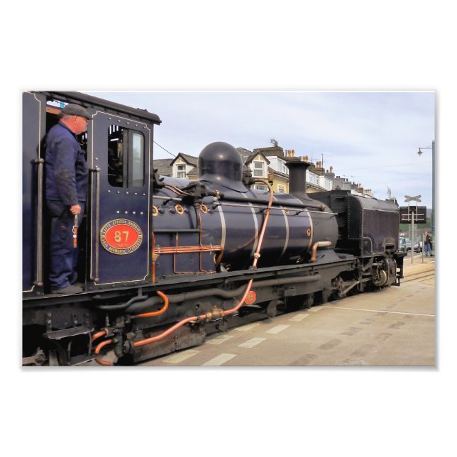 STEAM TRAINS PHOTO PRINT (Front)