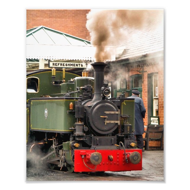 STEAM TRAINS PHOTO PRINT (Front)