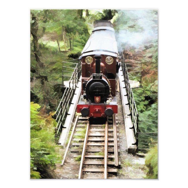 STEAM TRAINS PHOTO PRINT (Front)