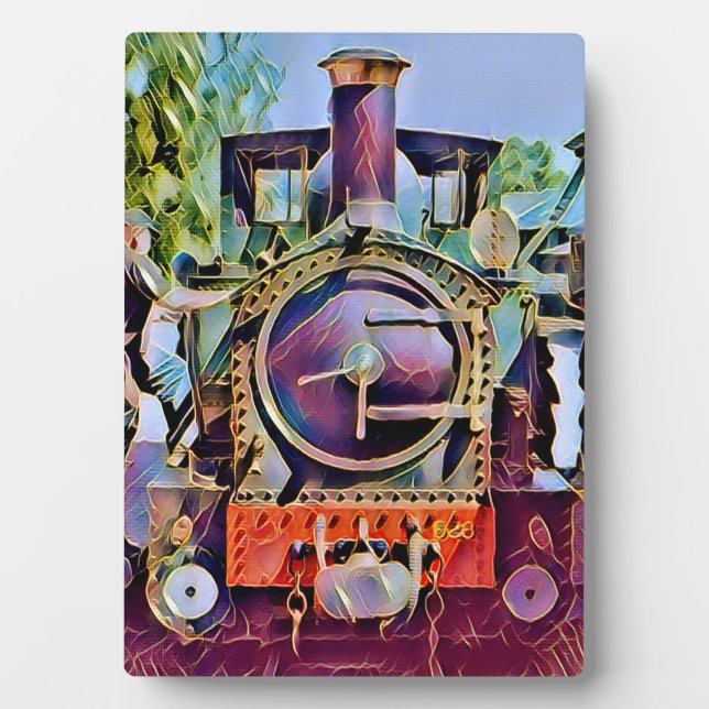 STEAM TRAINS   PLAQUE (Front)