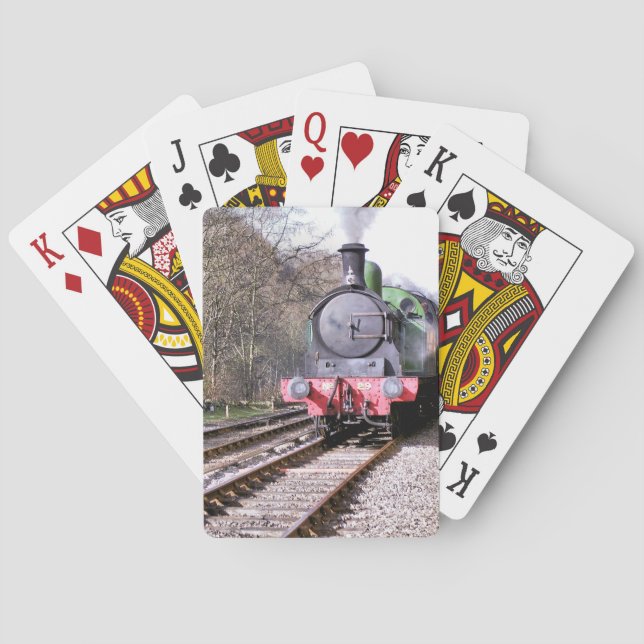 STEAM TRAINS PLAYING CARDS (Back)