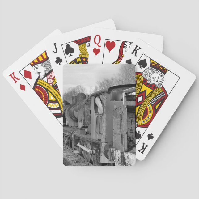 STEAM TRAINS PLAYING CARDS (Back)