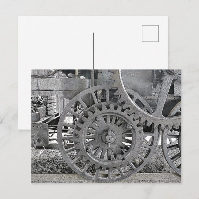 STEAM TRAINS  POSTCARD (Front/Back)