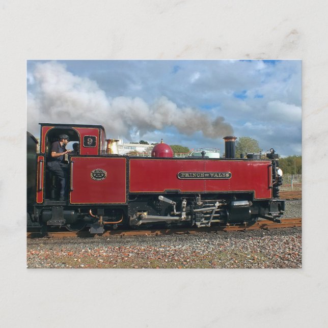 STEAM TRAINS POSTCARD (Front)