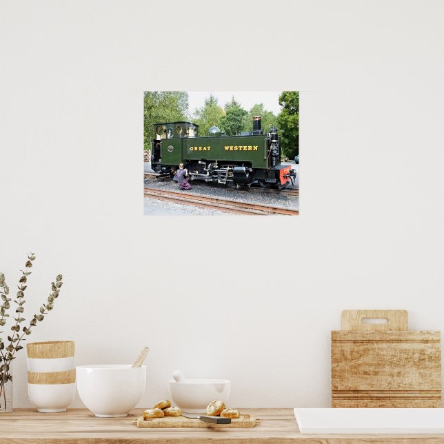 STEAM TRAINS POSTER (Kitchen)