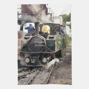 STEAM TRAINS TEA TOWEL