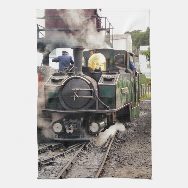 STEAM TRAINS TEA TOWEL (Vertical)