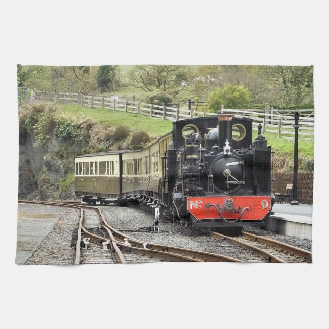 STEAM TRAINS TEA TOWEL (Horizontal)