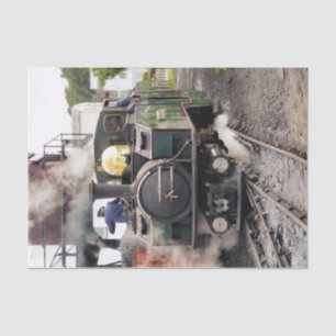 STEAM TRAINS TISSUE PAPER
