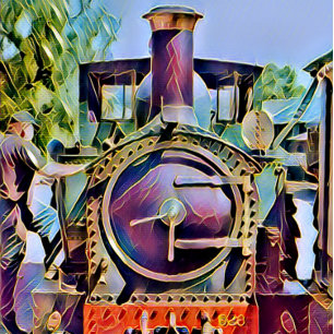 STEAM TRAINS TISSUE PAPER