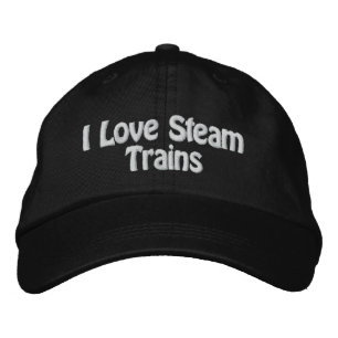 STEAM TRAINS UK EMBROIDERED HAT