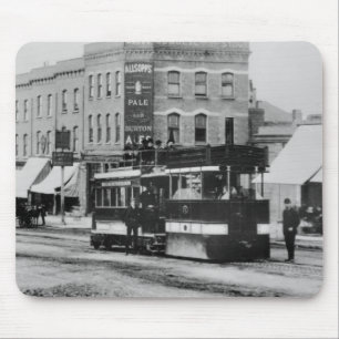 Steam Tram in North London in the 1880s Mouse Pad
