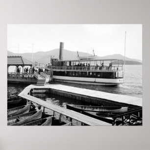 Steamboat at the Sagamore Hotel, 1904 Poster