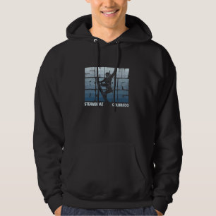Steamboat Colorado Snowboarding Resort Vintage Sno Hoodie