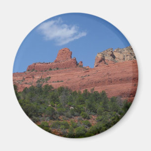 Steamboat Rock in Sedona Arizona Photography Magnet