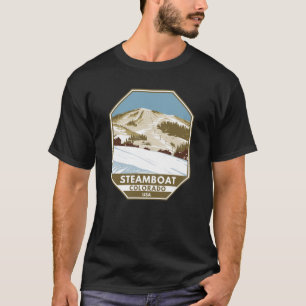 Steamboat Ski Area Winter Colorado T-Shirt