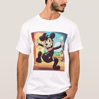 Steamboat Spright: A Joyful Retro Mouse T-Shirt